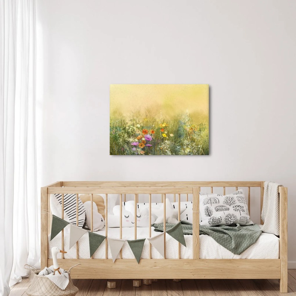 Obraz - Malowana łąka (70x50 cm)