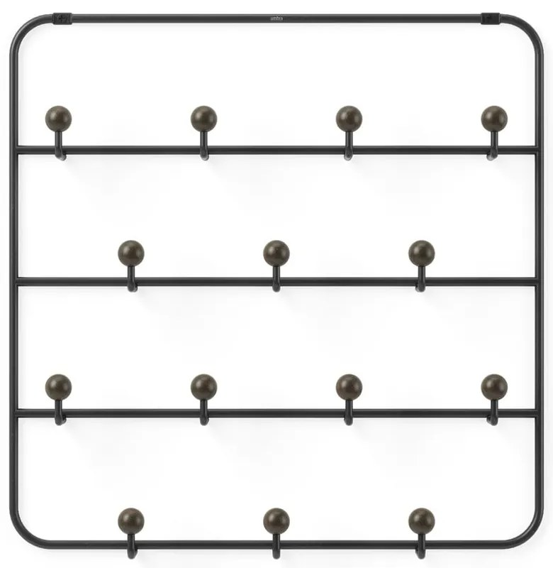 Czarny metalowy wieszak na drzwi 36 cm Estique – Umbra