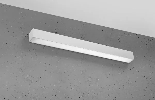 Srebrny kinkiet LED liniowy 3000 K - EX629-Herrick