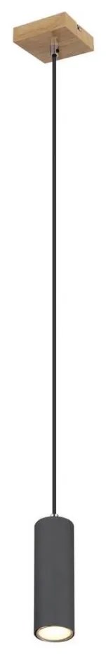 Globo 57911HG - Lampa sufitowa ROBBY 1xGU10/35W/230V szaro-brązowa