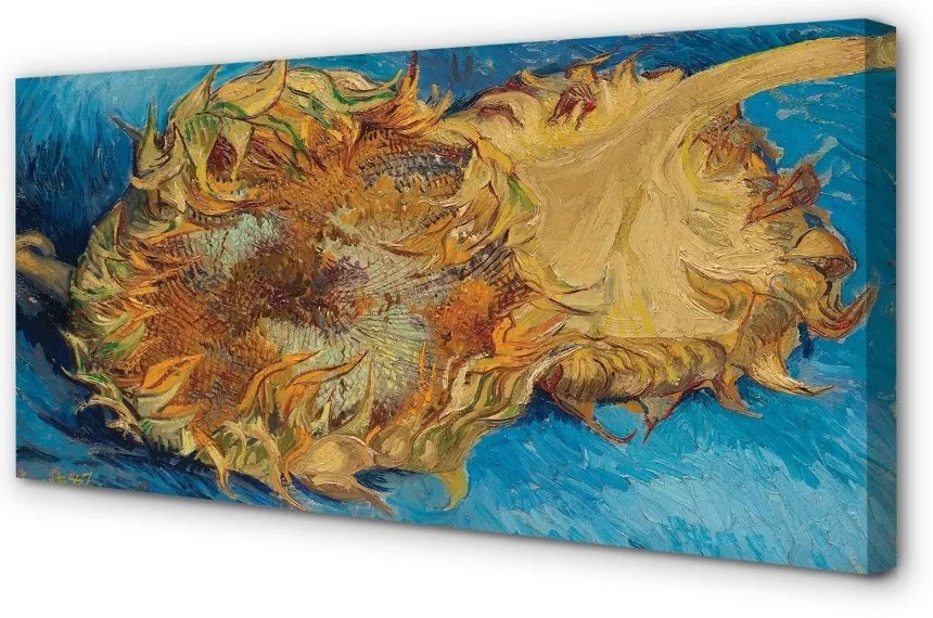 Zdjęcie na płótnie Dwa ścięte słoneczniki (III) - Vincent van Gogh