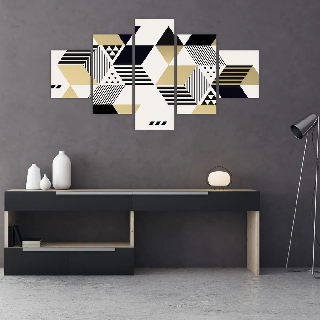 Obraz - Kształty geometryczne N⁰1 (125x70 cm)