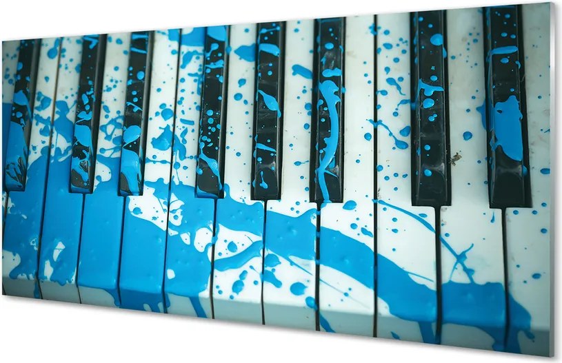 Szklany Panel Artystyczna Wizja Pianina