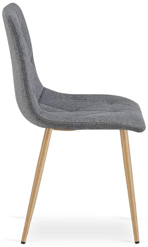 Szare krzesło do kuchni LIBRA
