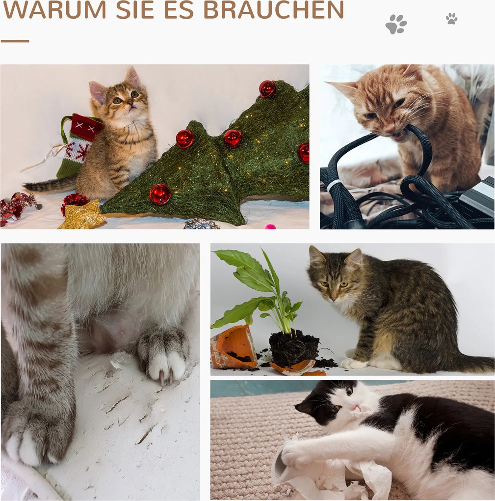 Drapak dla kota PawHut 55 cm x 47 cm x 95 cm