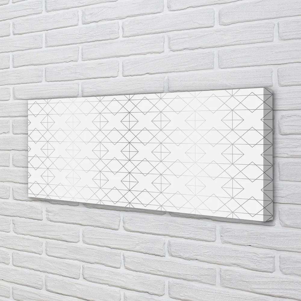 Obraz na płótnie Zarys Wielokątów