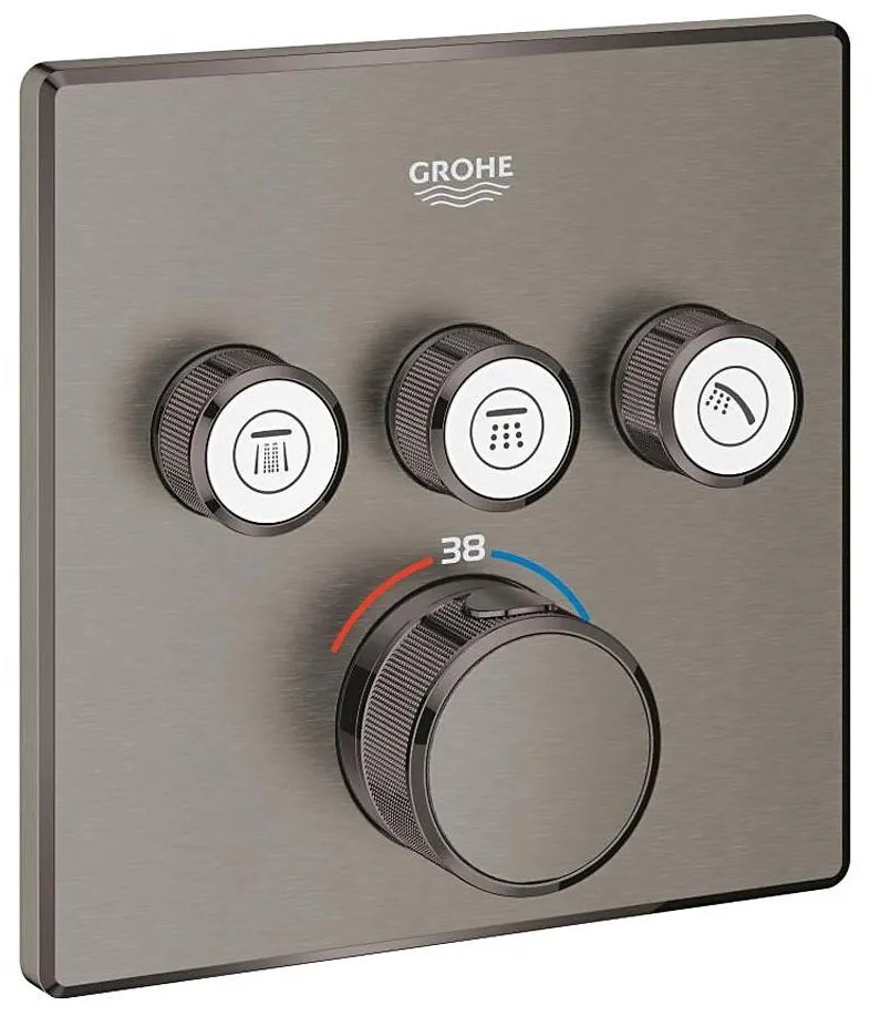 GROHE 29126AL0 - Termostat GROHTHERM SMARTCONTROL 158 × 158 mm, grafit