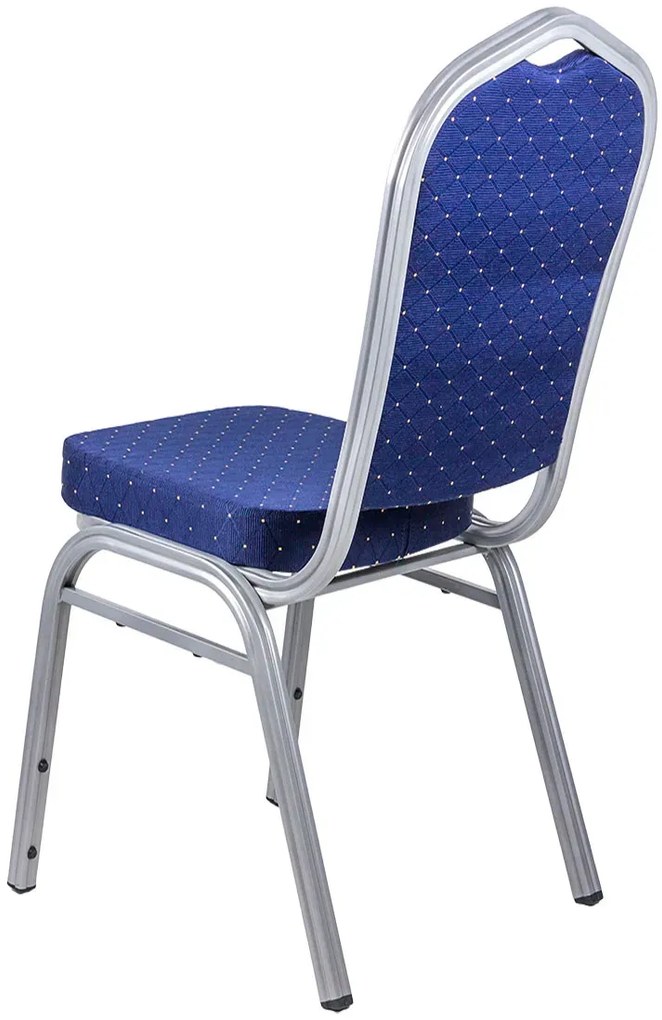 Niebieskie krzesło bankietowe sztaplowane C2-R75