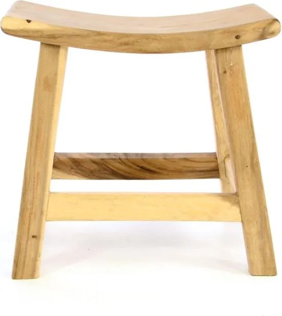 Taboret z drewna suar DIVERO