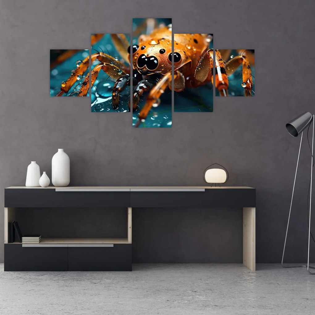 Obraz - Szczegół pająka (125x70 cm)