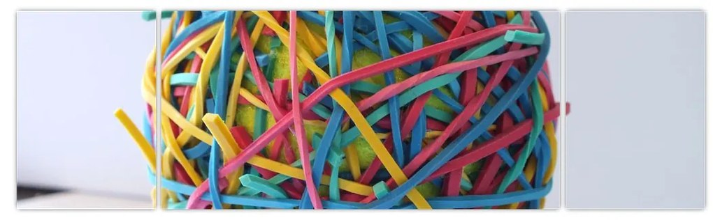 Obraz gumek (170x50 cm)