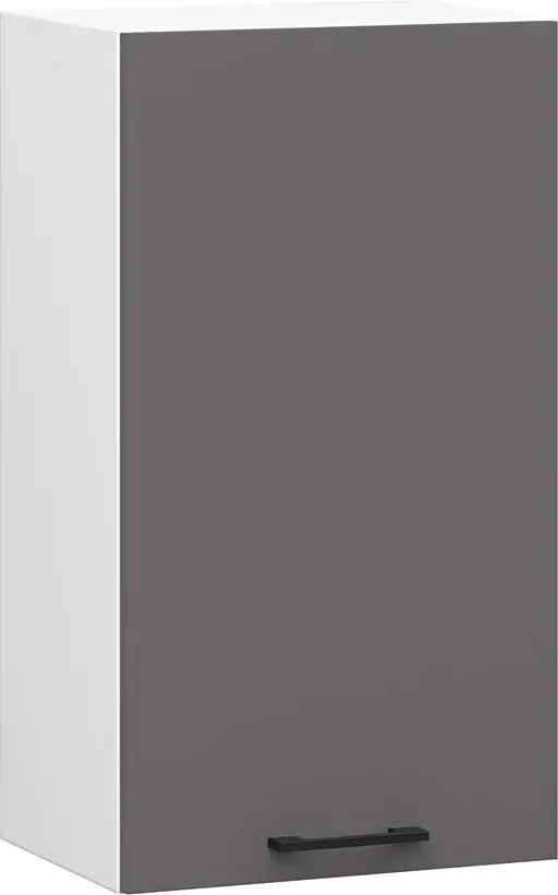 Szara minimalistyczna górna szafka kuchenna H8-E65