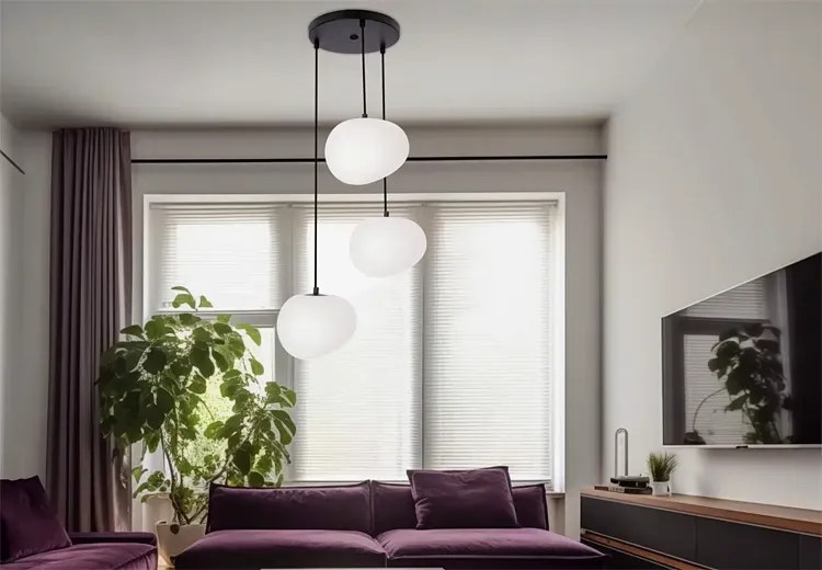 Nowoczesna Lampa Wisząca Z Trzema Zwisami Z1-K55