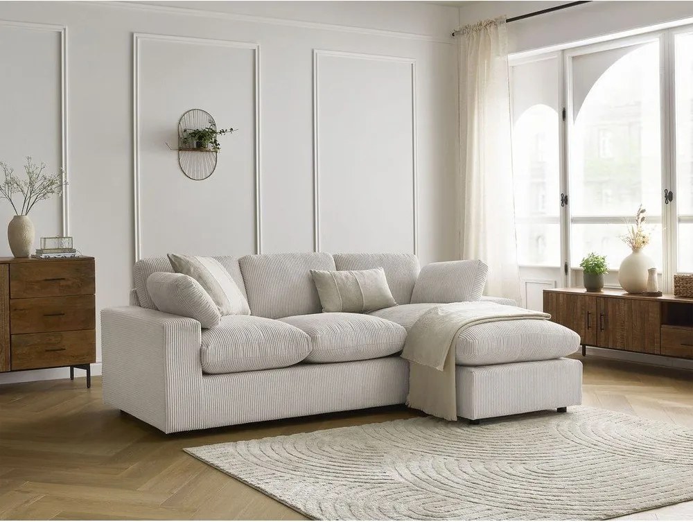 Beżowy sztruksowy narożnik Belair – Bobochic Paris