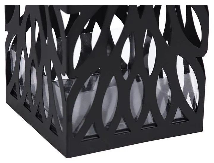 Stojak na parasole FLORE, 15,5x15,5x49cm, czarna SongmicsHome