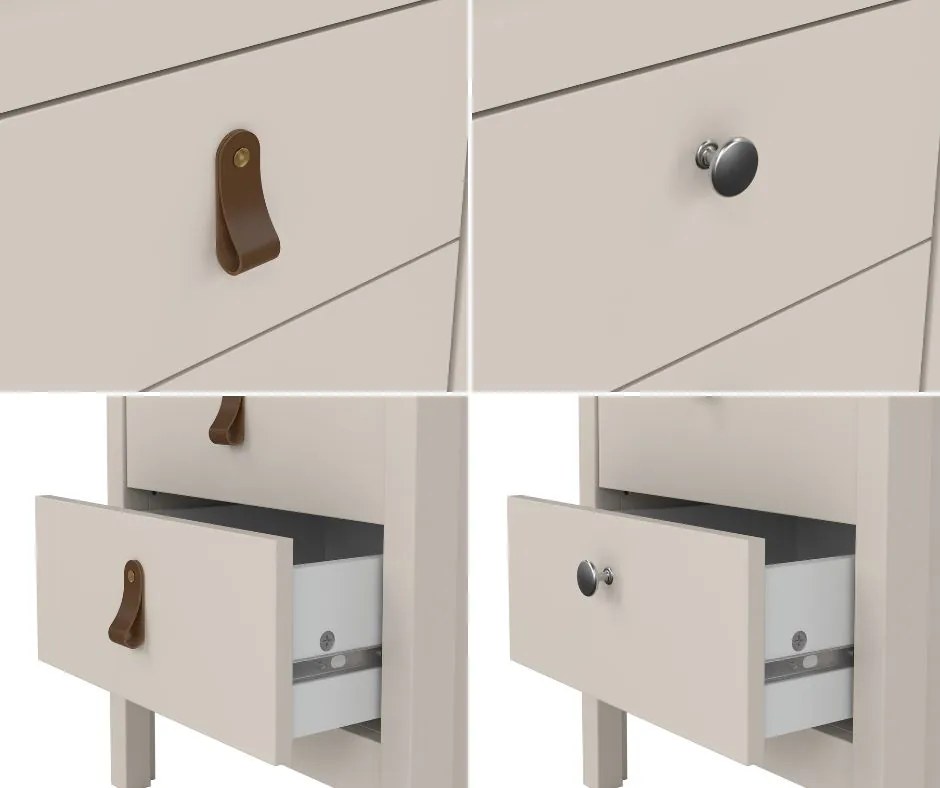 Szafka nocna z 2 szufladami Madrid, kaszmir mat