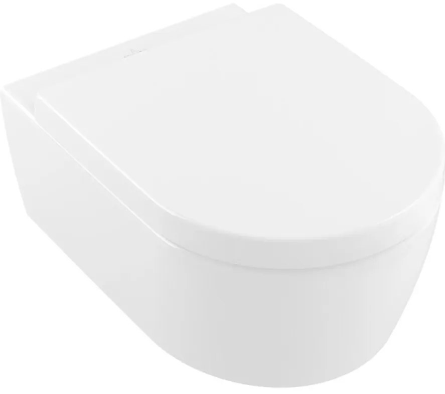 Villeroy & Boch 5656HRR1 - Miska WC wisząca z deską SoftClose AVENTO, ceramika/biała