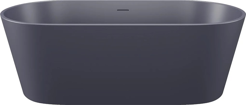Wanna wolnostojąca owalna - 255 l - 159 x 74 x 56 cm - Niebieski mat - Akryl - LUZECA