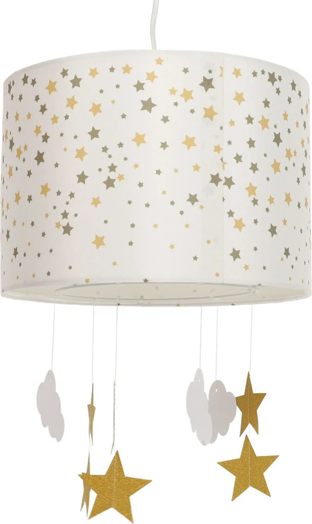Lampa do pokoju dziecięcego CLOUD, gwiazdki, Ø 30 cm