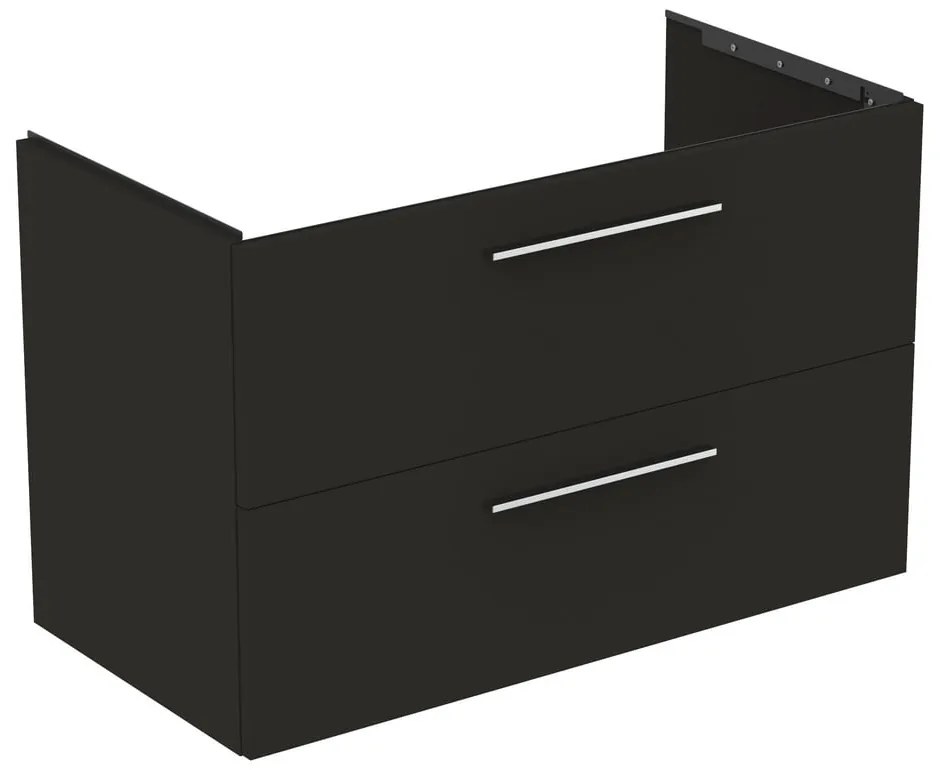 Antracytowa wisząca szafka pod umywalkę 100x63 cm i.Life B – Ideal Standard