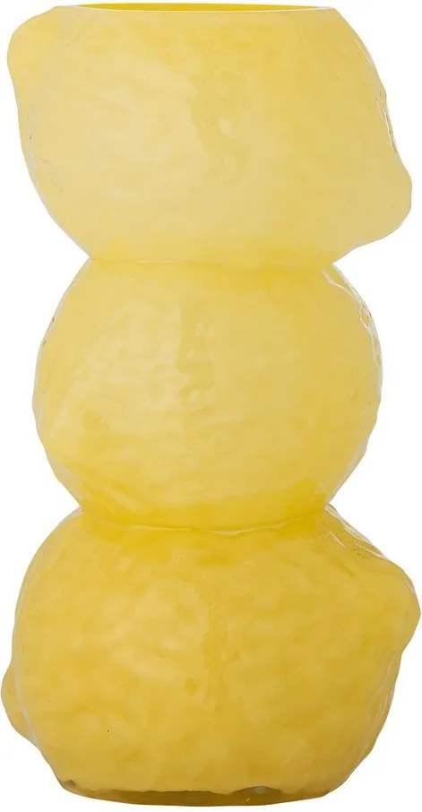 Żółty szklany wazon (wysokość 27 cm) Limone – Bloomingville