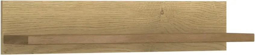 Półka ścienna loft 100 cm dąb cremona + dąb lefkas D4-H26