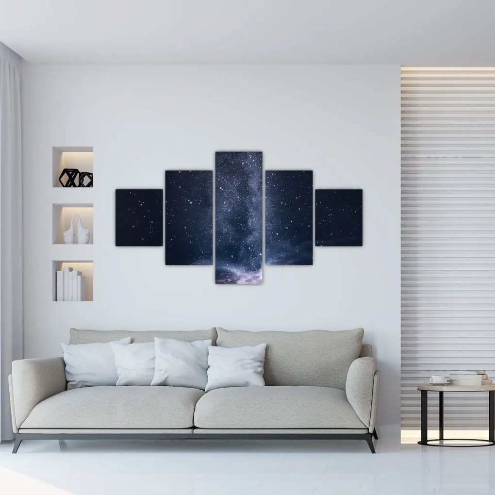 Obraz gwiaździstego nieba (125x70 cm)