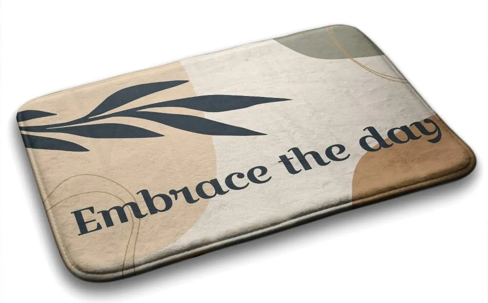 Antypoślizgowy dywanik łazienkowy Antypoślizgowy dywanik łazienkowy Roślina Liść