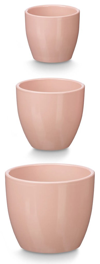 Zestaw okrągłych doniczek Ø 14, 17, 22 cm