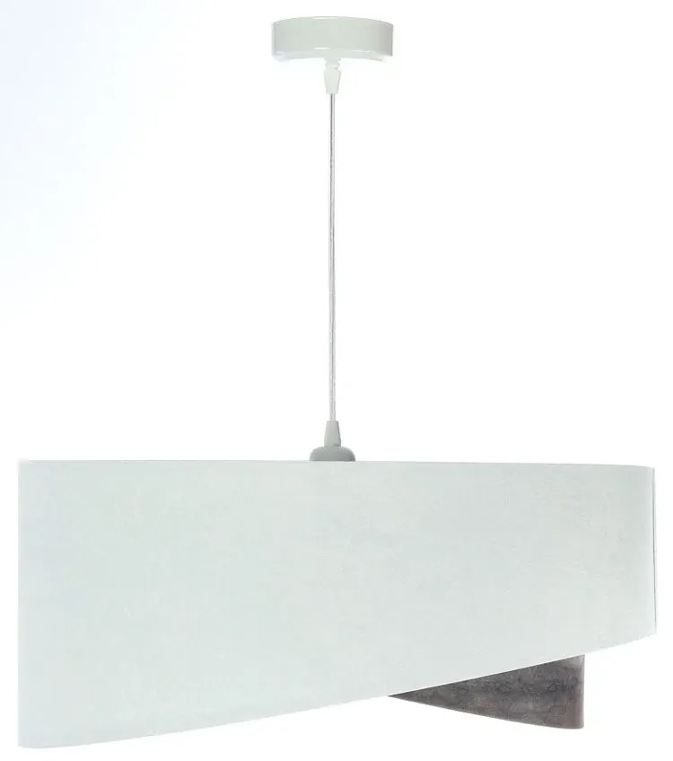 Minimalistyczna lampa wisząca welurowa - EXX12-Atoki