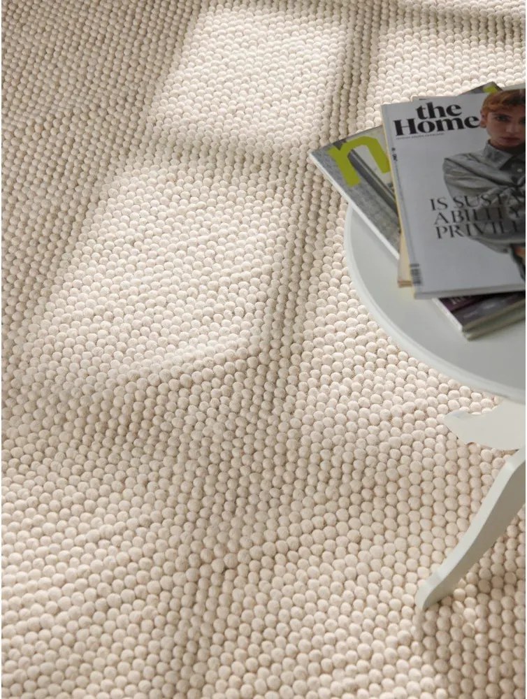 Kremowy wełniany dywan tkany ręcznie 160x230 cm Richmond Diana – Ted Baker