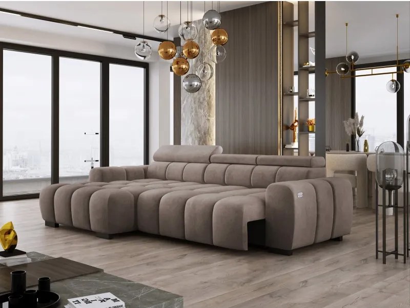 Narożnik OMBO S MINI Lewostronny z Elektryczną Regulacją SALVADOR 03