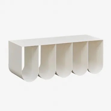 Prostokątny Stolik Kawowy 100x40 Cm Olavi Gardenia Biel - Sklum