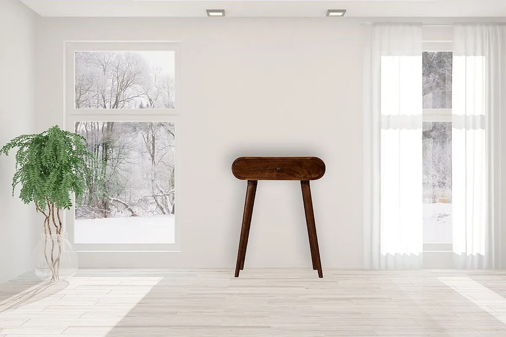 Konsola Mini Round Chestnut