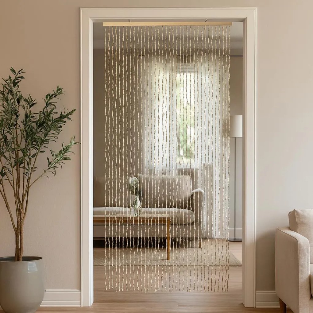 Zasłona na drzwi sznurkowa MATTE, 90 x 200 cm