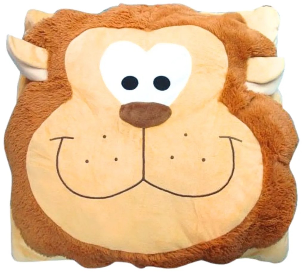 Poduszka dziecięca CUDDLI FRIENDS 70x70 cm pluszowa - więcej kolorów Kolor: Ciemnoniebieski