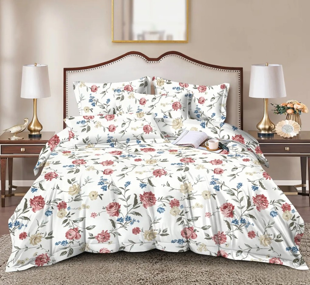 PrzytulneMieszkanie.pl PrzytulneMieszkanie.pl Pościel z mikrofibry AUREMA biała Rozmiar pościeli: 70 x 90 cm | 140 x 200 cm