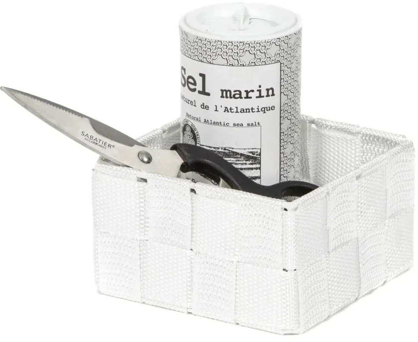 Compactor Organizer do przechowywania w szufladzie S TEX, 12 x 12 x 7 cm, biały, S