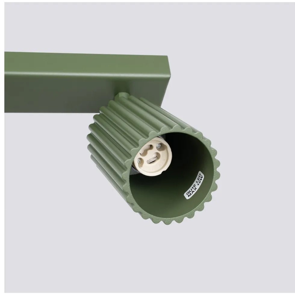 Zielona lampa punktowa 6,5x45 cm Gleam – Sollux