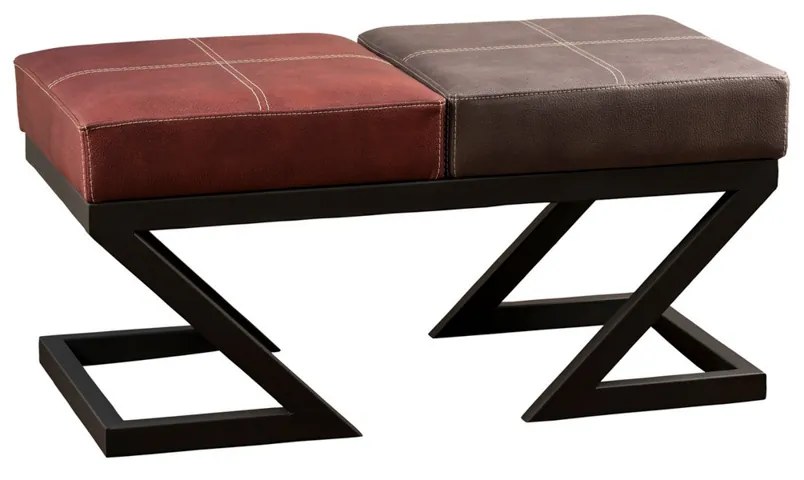 Ławka Brda Anthracite and Claret Red