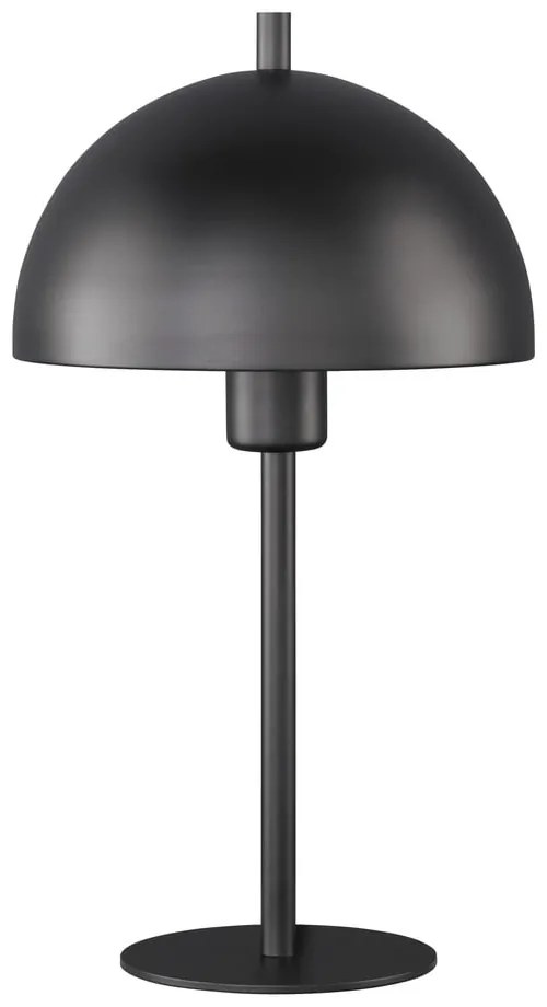 Czarna lampa stołowa z metalowym kloszem (wysokość 33,5 cm) Kia – Fischer & Honsel