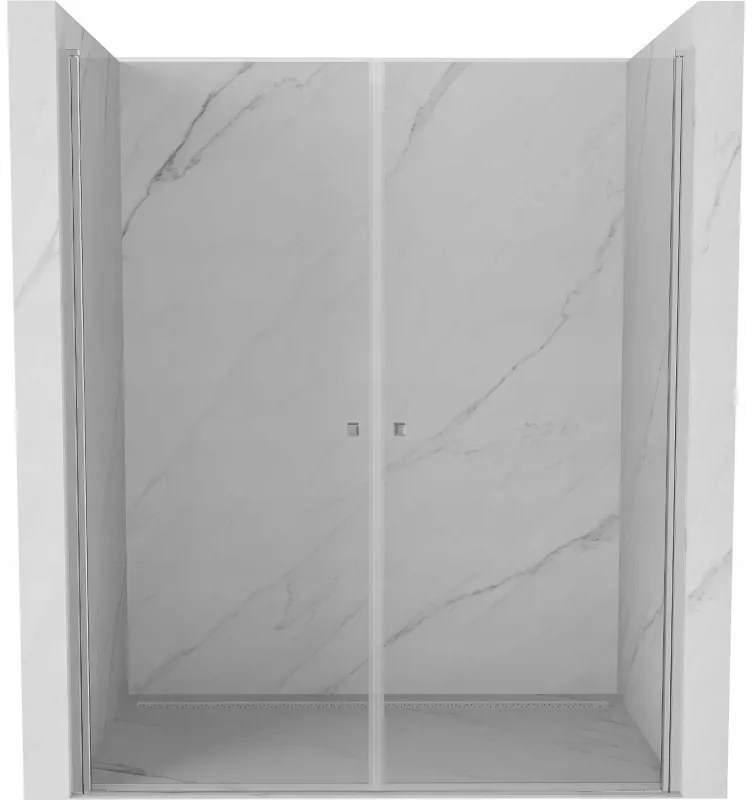 Mexen Pretoria Duo drzwi prysznicowe uchylne 140 cm, transparent, chrom - 852-140-000-02-00