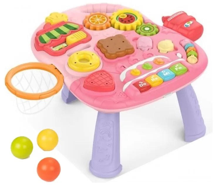 Woopie baby chodzik 5w1 multifunkcyjny różowy 1+