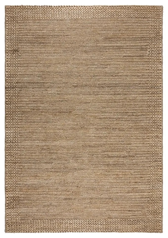 Naturalny dywan z kenafu tkany ręcznie 120x170 cm Drew Border – Flair Rugs