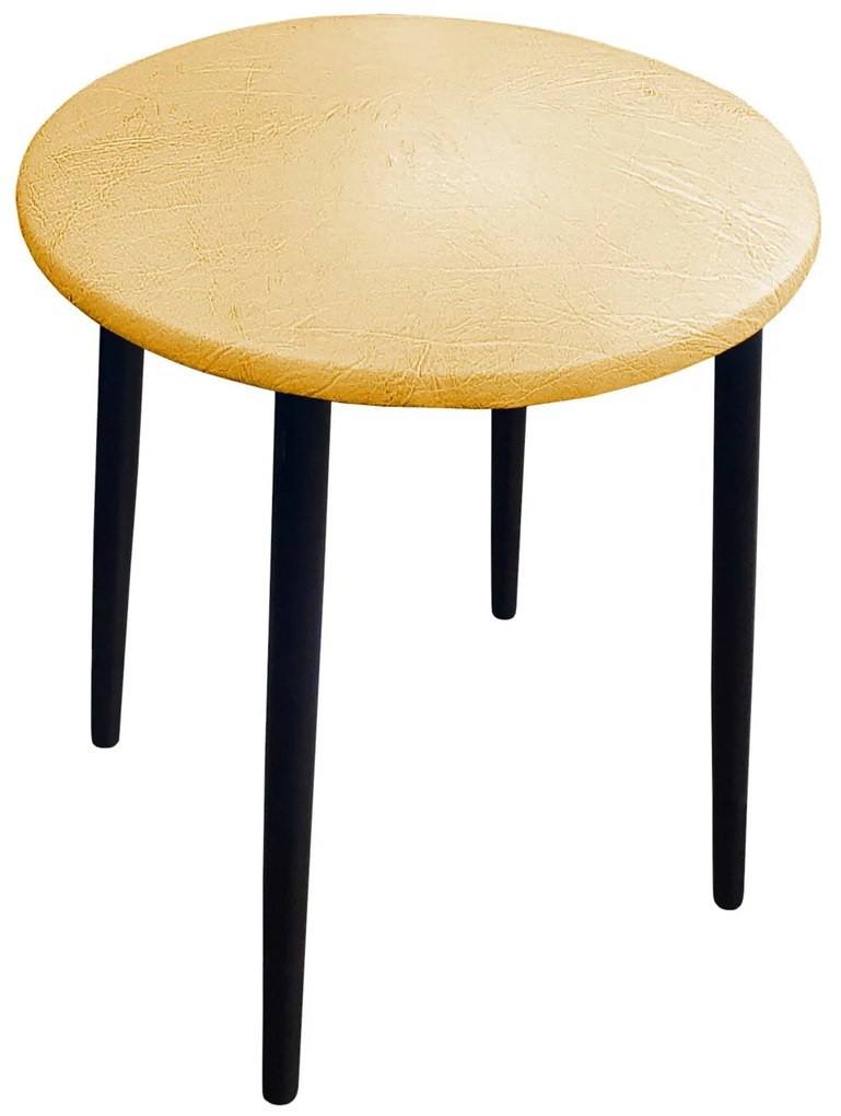 Taboret TRIX AL10 piasek podstawa czarna