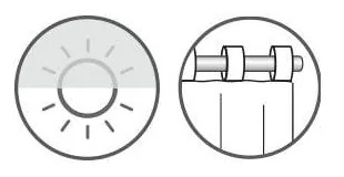 Biała firanka 135x45 cm Floral – Sehlbach