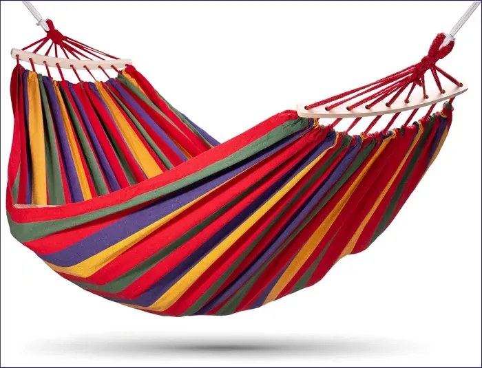 Ogrodowy paski hamak w kolorowe B1-K58