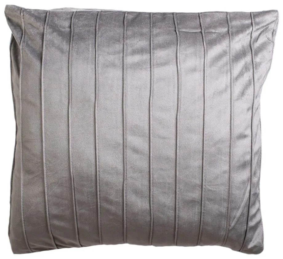 Szara poduszka dekoracyjna JAHU collections Stripe, 45x45 cm