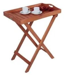 Stolik ogrodowy z litego drewna eukaliptusowego 42x67 cm Dallas – Garden Pleasure