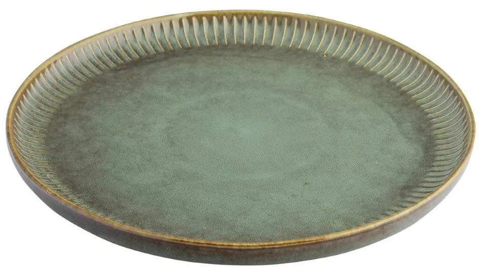 Altom Porcelanowy płytki talerz Reactive Sage, 26cm